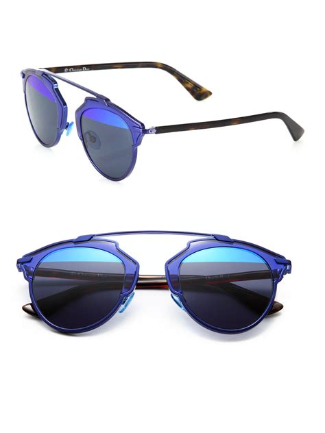 dior so real pop blue|Dior so real 48mm sunglasses.